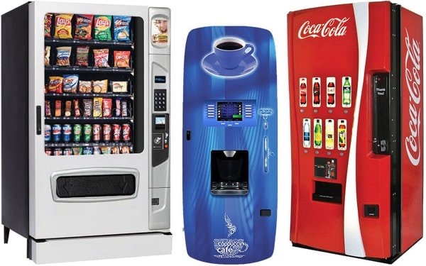 Various vending machines